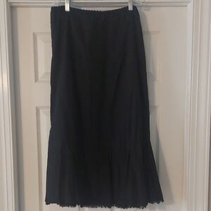 Eddie Bauer Black A-Line Skirt